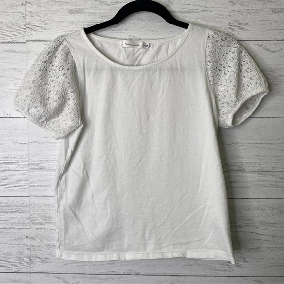 🌈 couture brooch lace sleeve top - Picture 1 of 5